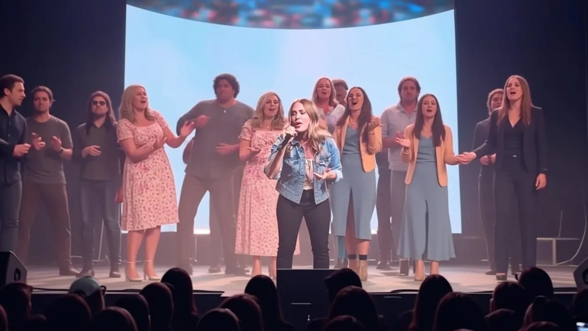 Carrie Underwood, concert surpriză de Paște într-o biserică din Tennessee