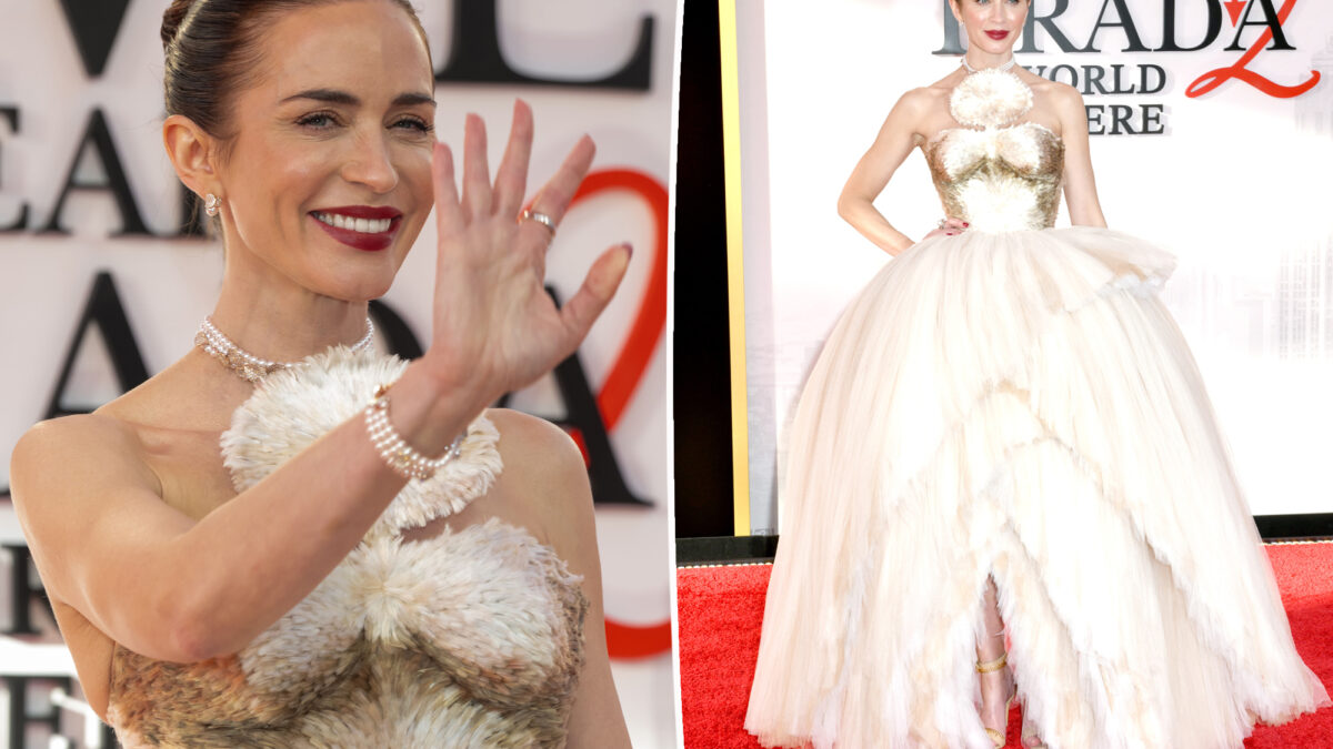 Coafura lui Emily Blunt la premiera DWP2 a fost realizată cu un produs de 13 dolari