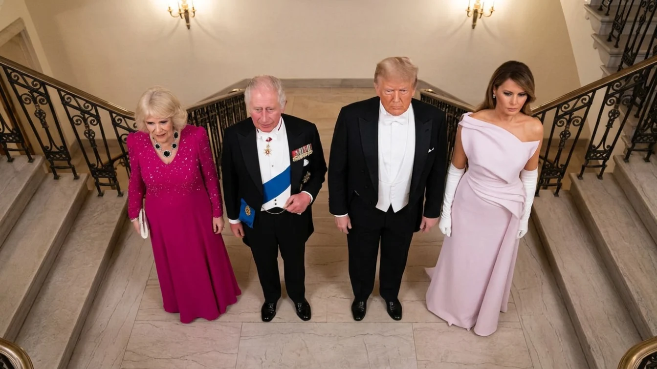 Queen Camilla, King Charles, Donald Trump and <a href=