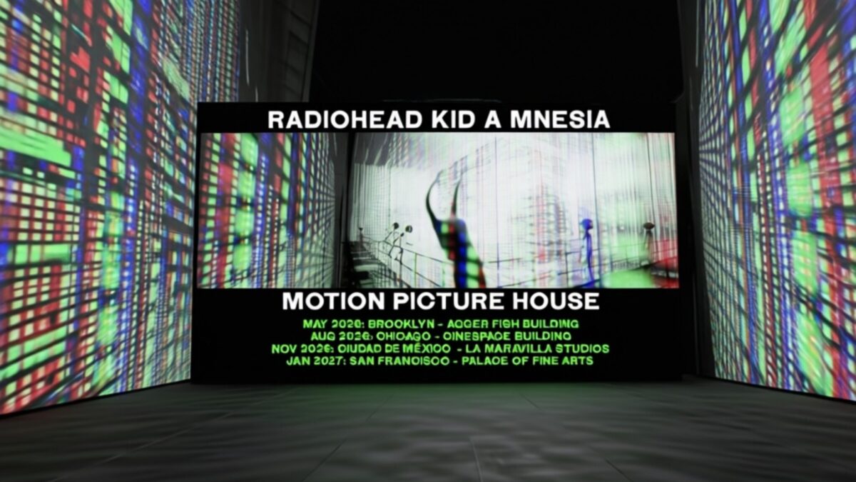 Radiohead aduce instalația Kid A Mnesia în 4 orașe după premiera de la Coachella