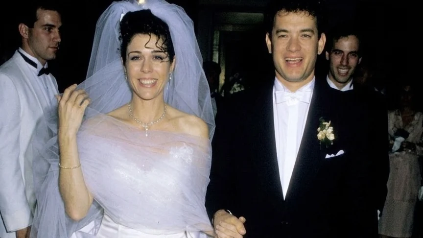 Rita and Tom at their wedding reception