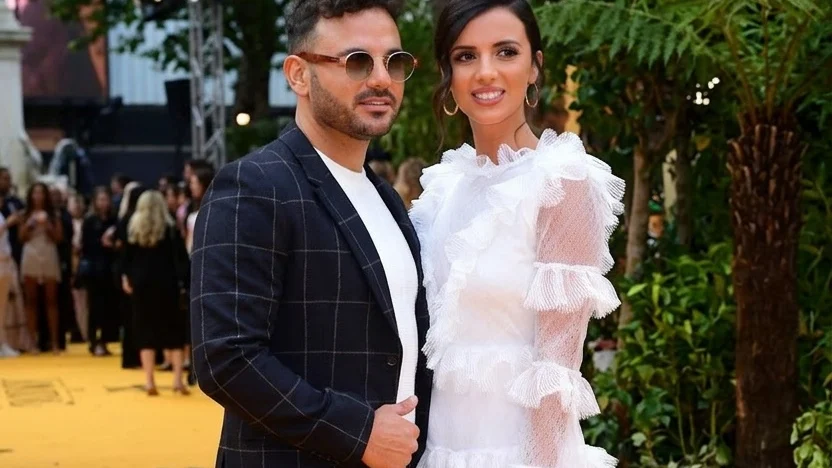 Ryan Thomas and Lucy Mecklenburgh on the red carpet for Disneys The Lion King European Premiere in London