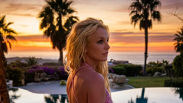 Britney Spears danseaza în rochie roz dupa scandalul din restaurant. Vedeta este în probatiune