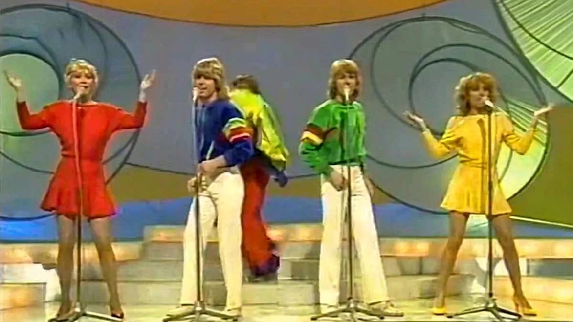 Bucks Fizz and their famous skirt rip stole the show at the Eurovision Song Contest in 1981