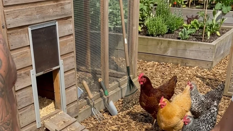 David recieved chickens for his birthday