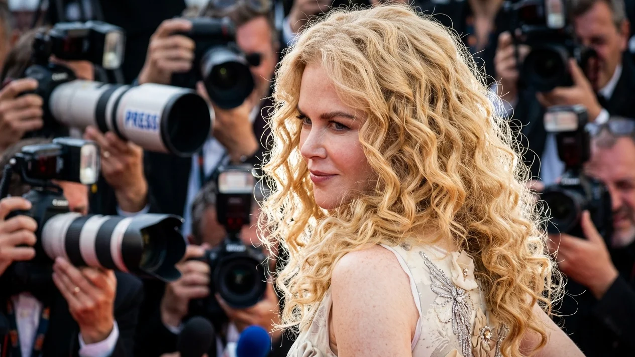Gillian Anderson schimba lookul la Cannes 2026. Actrita de 57 de ani alege bucle blonde voluminoase