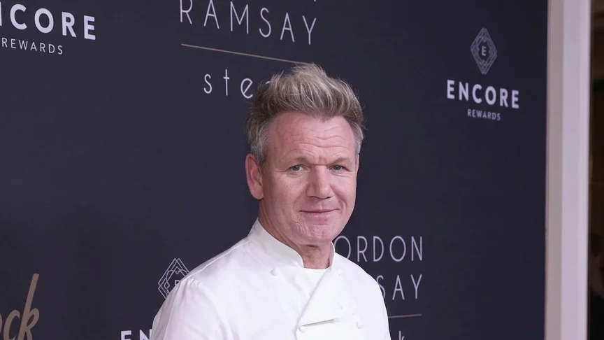 Gordon Ramsay attends the Grand Opening of Gordon Ramsay Steak at River Rock Casino Resort on February 21, 2025 in Richmond, British Columbia, Canada.