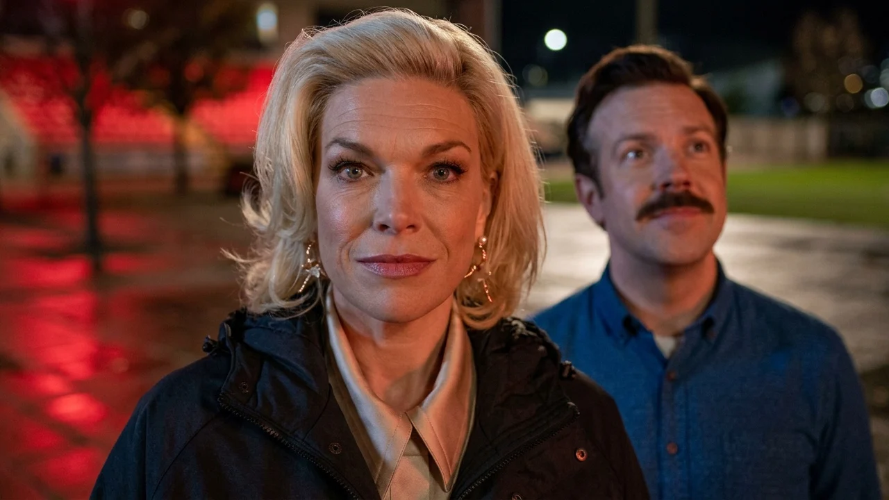 Waddingham stars in Ted Lasso, alongside Jason Sudeikis