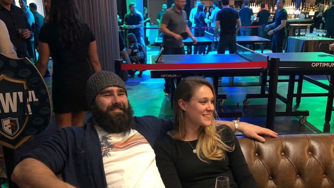 Jason and Kylie Kelce