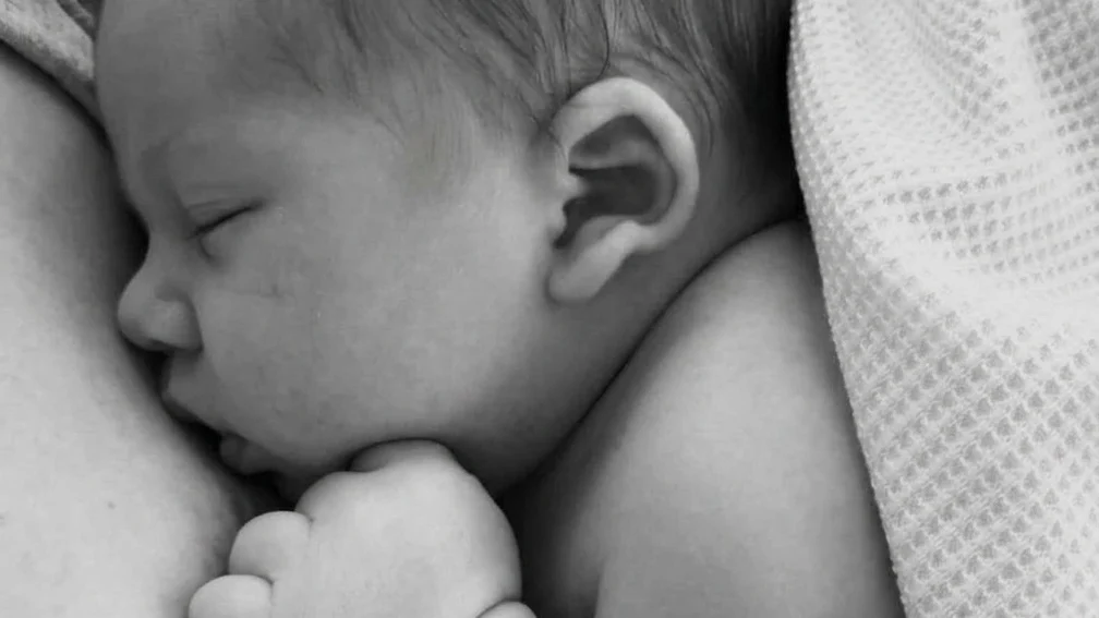 Hannah and Joel named their baby boy, Dutch