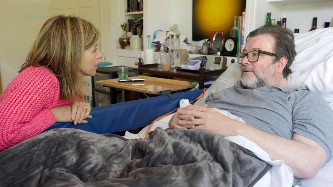 Kate was Derek's carer in his final days