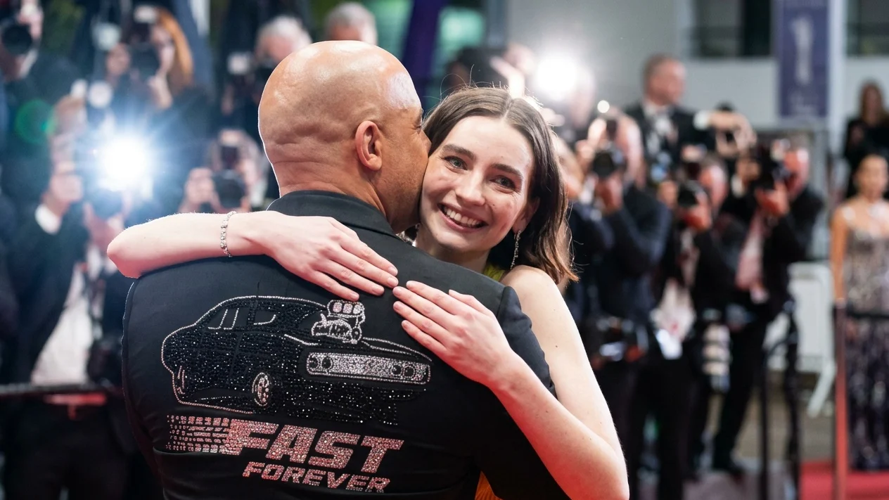 Fiica lui Paul Walker a mers la Cannes cu Vin Diesel. Franciza Fast and Furious implineste 25 de ani