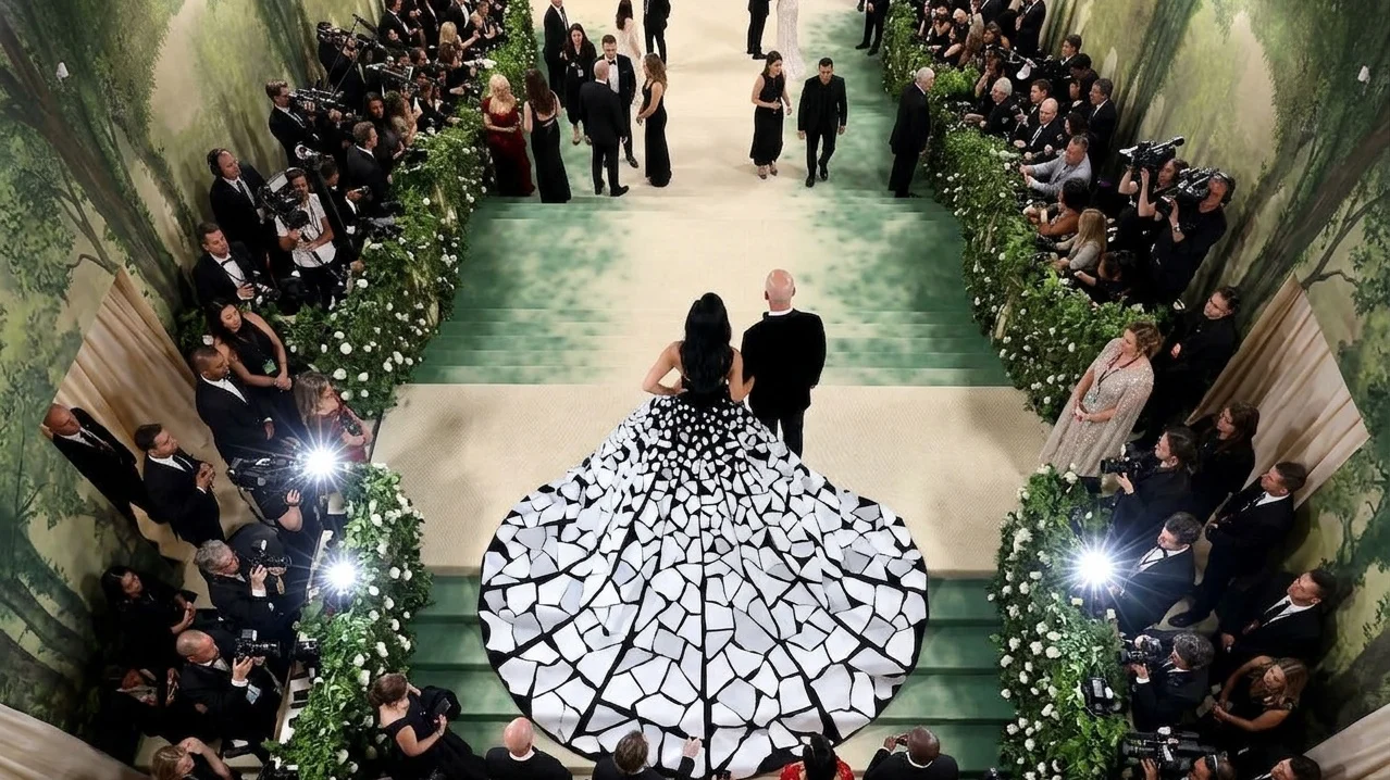 Bezos and Sanchez at the Met Gala in 2024