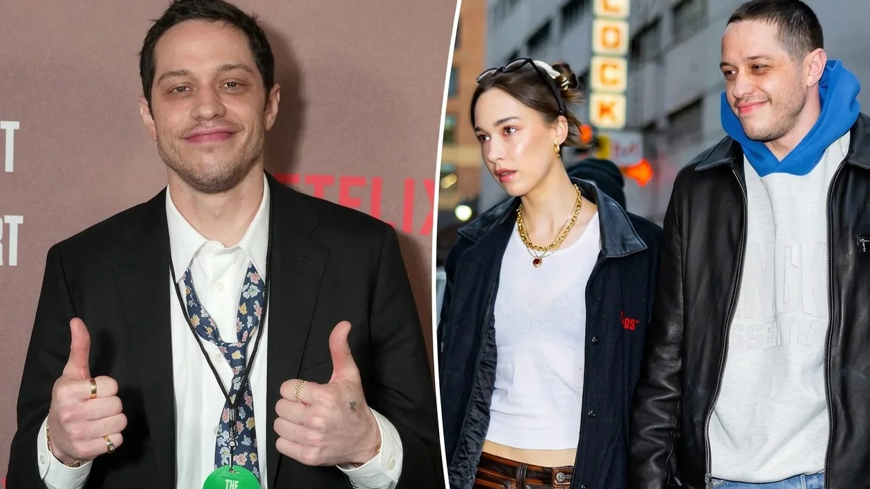 Pete Davidson and Elsie Hewitt