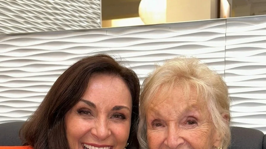 Shirley and her mum Audrey, who lives with her in London