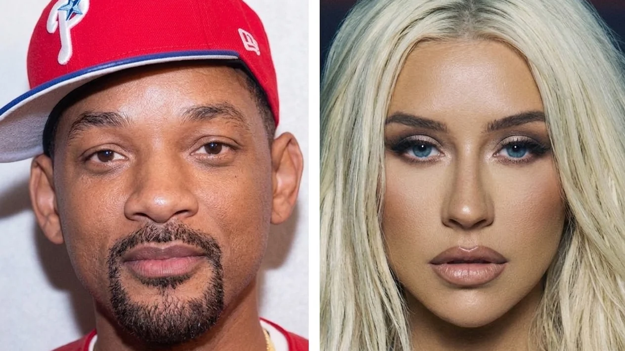 Will Smith și Christina Aguilera canta la concertul din Philadelphia. Evenimentul are loc în iulie