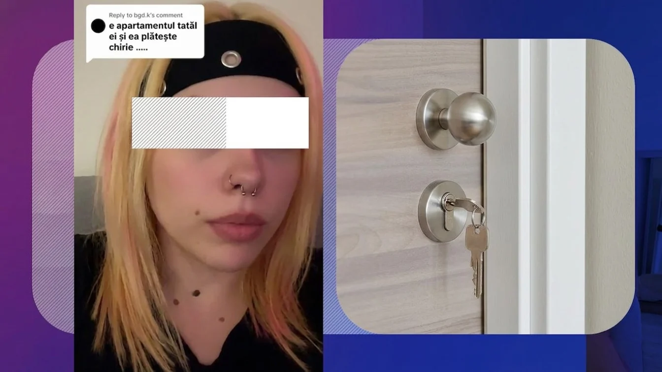 Surpriza uriasa pe internet. De ce ii platea o influenceriță 170 de euro chirie tatalui ei