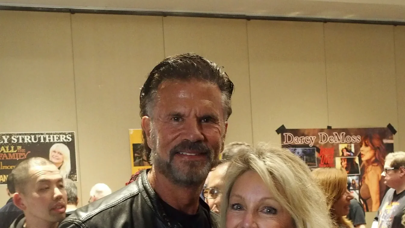 Lorenzo Lamas and Heather Locklear attend the Chiller Theatre Expo Spring 2026 at Hilton Parsippany on April 26, 2026 in Parsippany, New Jersey.