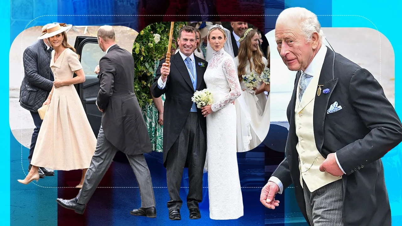 Familia Regala s-a reunit la nunta lui Peter Phillips. Harry a fost taiat de pe lista invitatilor
