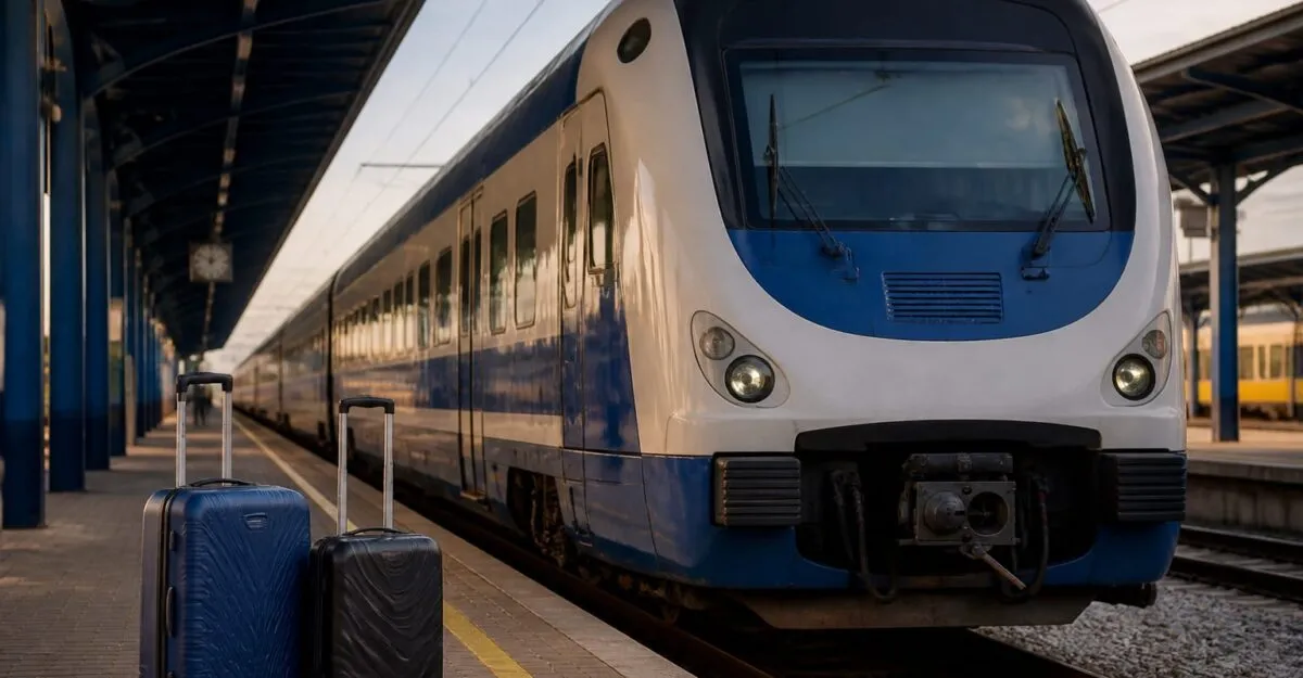 Dinu Maxer și Magdalena, fără fițe la Otopeni. Alegerea trenului spune tot despre noua lor viață de cuplu