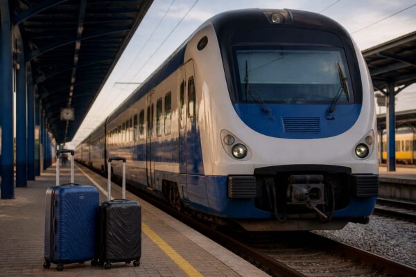 Dinu Maxer și Magdalena, fără fițe la Otopeni. Alegerea trenului spune tot despre noua lor viață de cuplu