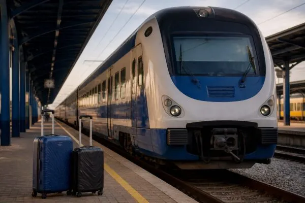 Dinu Maxer și Magdalena, fără fițe la Otopeni. Alegerea trenului spune tot despre noua lor viață de cuplu