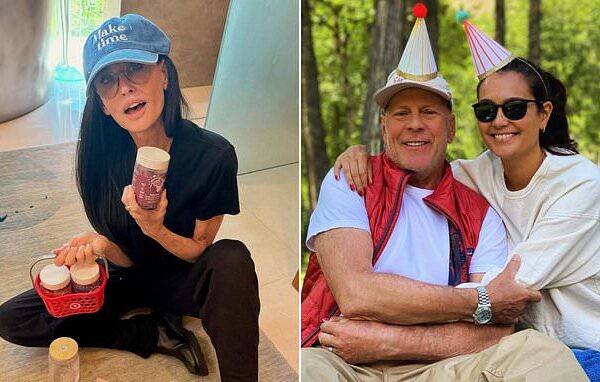Bruce Willis, 71 de ani, apare într-un clip rar la ziua Emmei. Demi Moore i s-a alăturat public