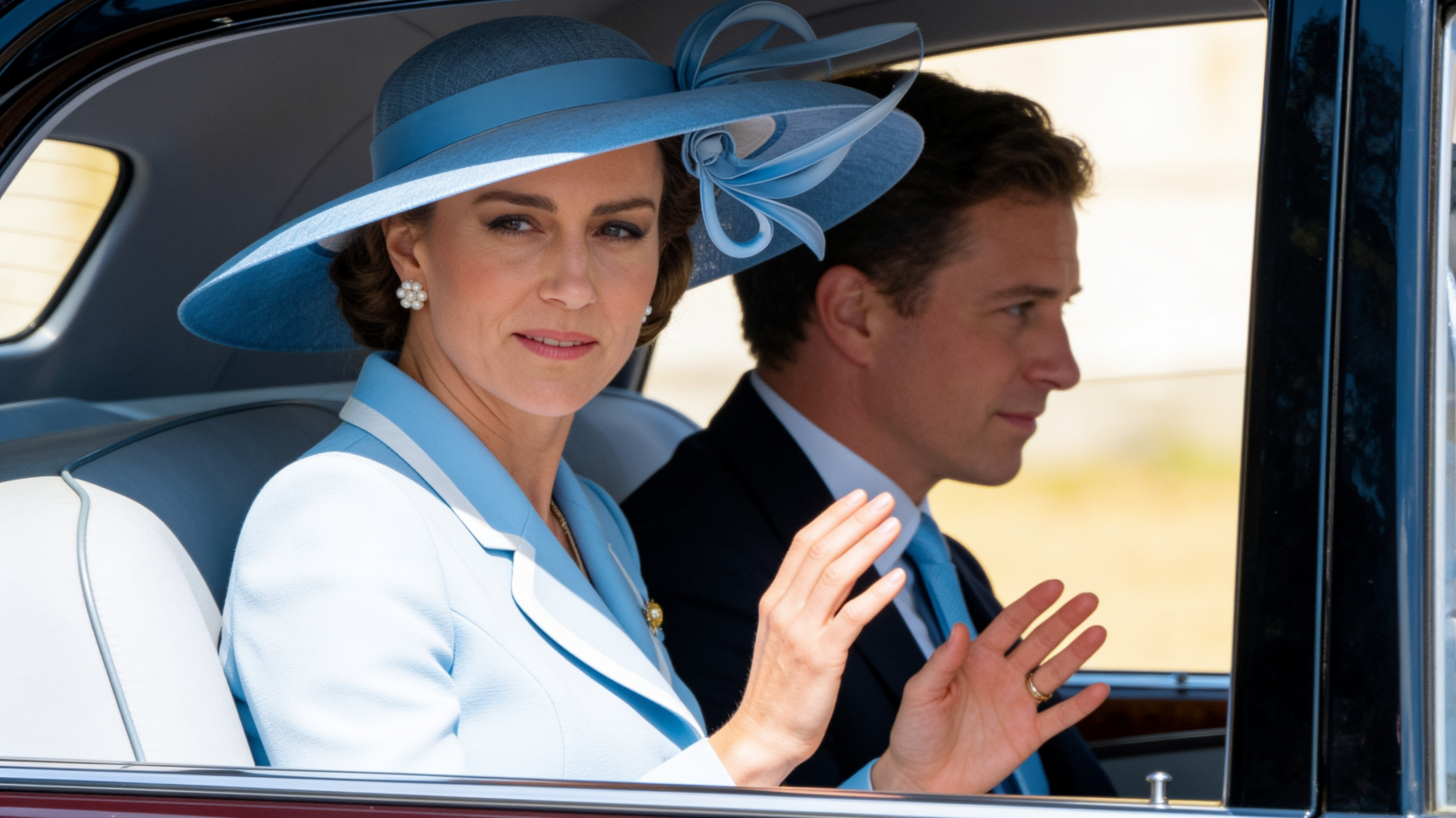 Kate Middleton a furat parada la Trooping the Colour 2026. Apariția în baby-blue a transmis un mesaj nou