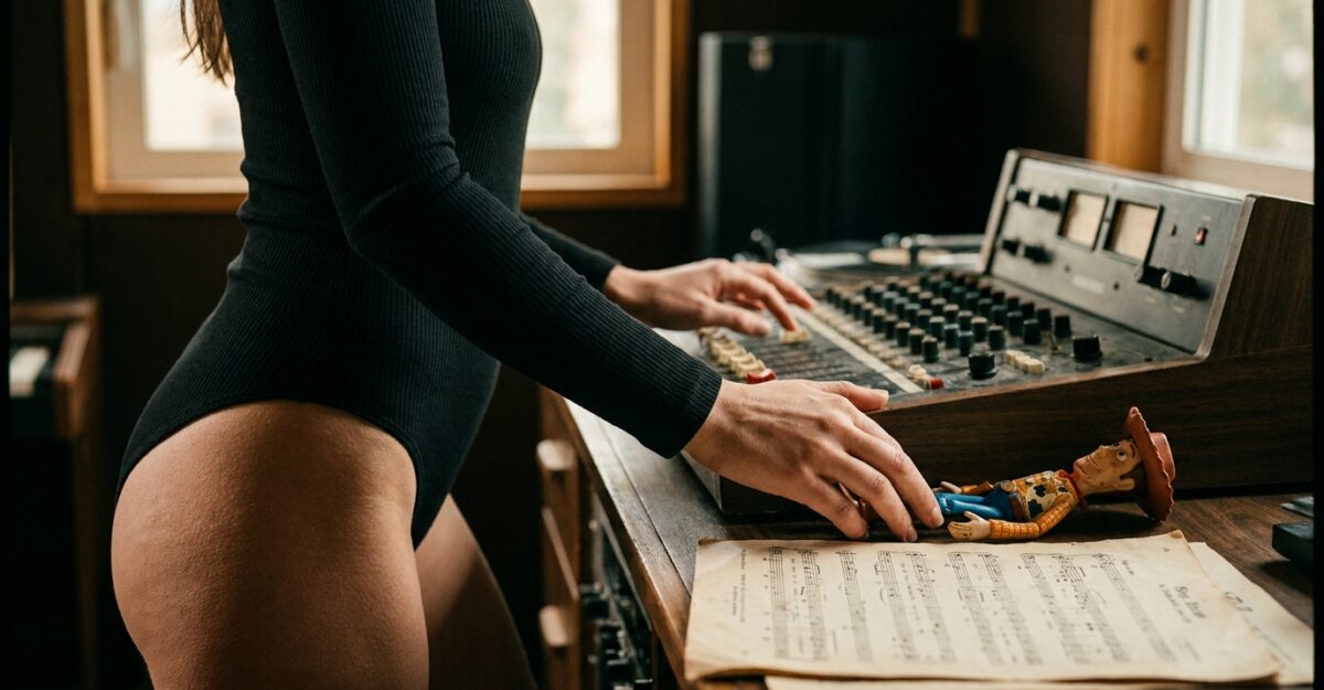 Taylor Swift a apărut rar din studio în bodysuit de 150 de dolari. Ce pregătește pentru Toy Story 5