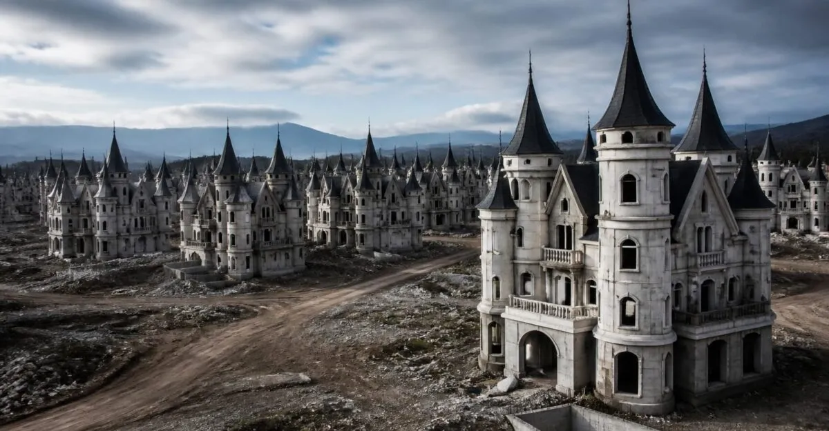 Burj Al Babas, un oraș-fantomă cu 587 de castele abandonate