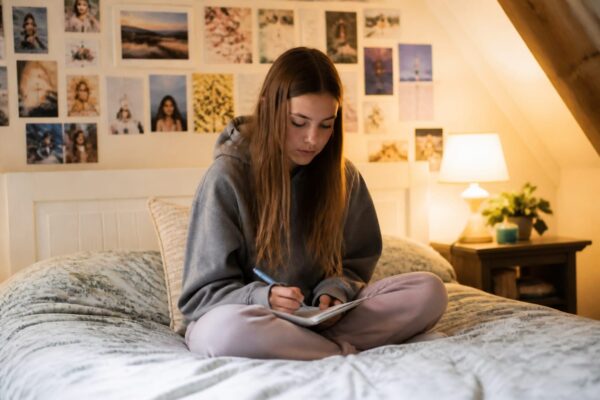 Katherine Ryan și-a numit public copilul preferat, Violet, 17 ani