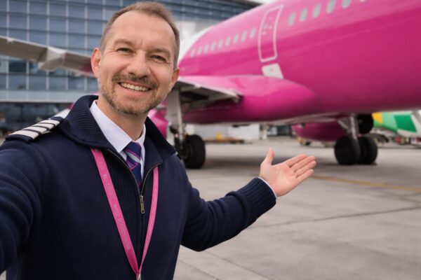 Mihai Sturzu are 13 ani în aviație. Cum explică un comandant Wizz Air ce se întâmplă când apar furtunile