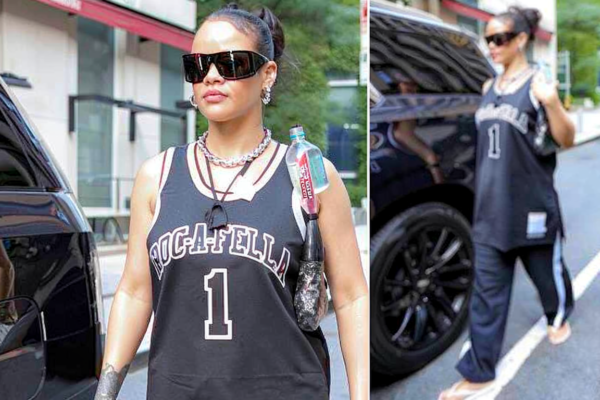 Rihanna, 38 de ani, reaprinde zvonurile la concertul lui Jay-Z. Apariția în tricoul Roc-A-Fella i-a pus pe fani pe jar