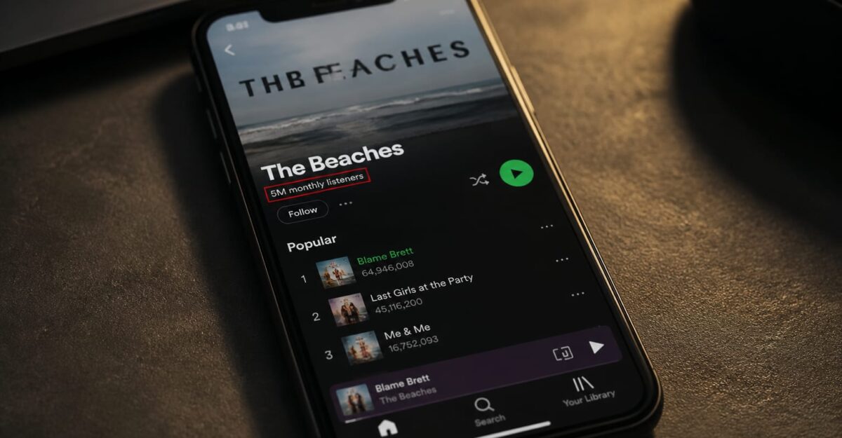 The Beaches au depășit 5 milioane de ascultători lunari pe Spotify