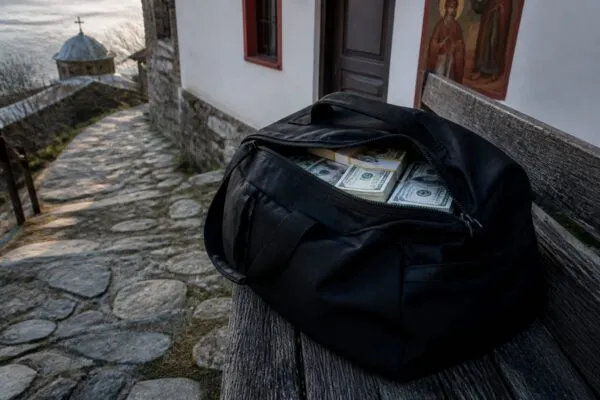Gigi Becali a dus 3 milioane de dolari cash la Athos. Cum a explicat ajutorul pentru călugării români