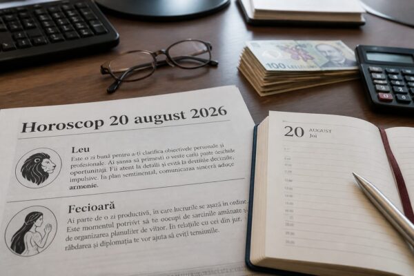 Horoscop 20 august 2026. Leu și Fecioară au joi cu miză clară