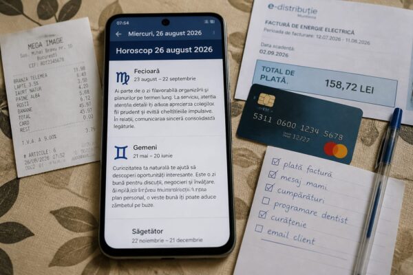 Horoscop 26 august 2026. Fecioara și Gemenii pun ziua în mișcare