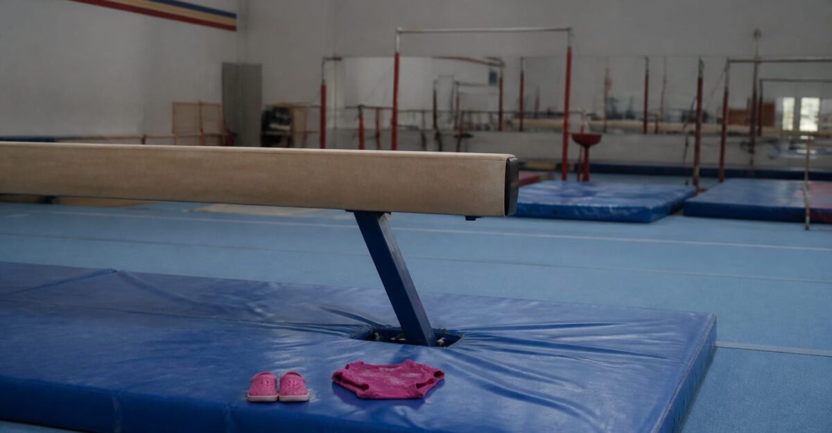 Larisa Iordache și-a dus fiica de un an și jumătate la bârnă. Cum arată prima lecție de gimnastică a micuței Amira