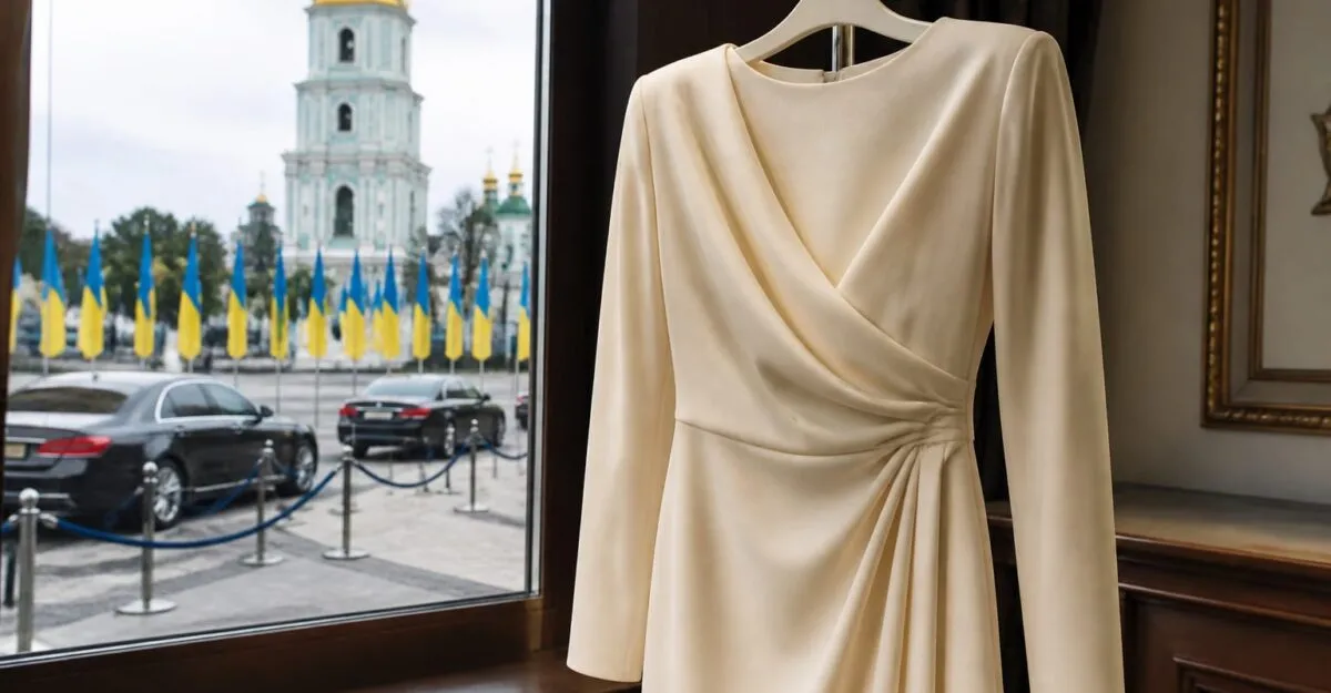 1.300 de lei a costat rochia Mirabelei Grădinaru la Kiev, la invitația Olenei Zelenska pentru România