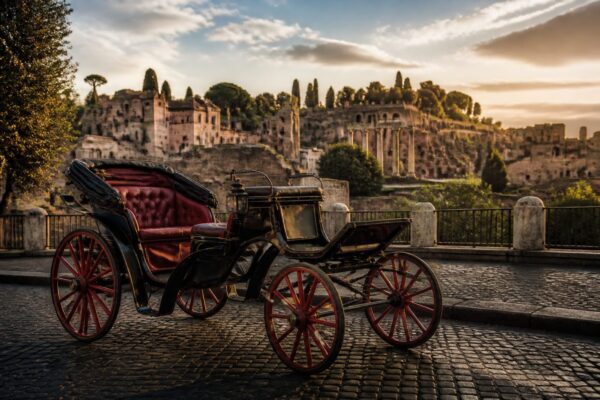 Roma ar putea interzice definitiv trăsurile turistice trase de cai