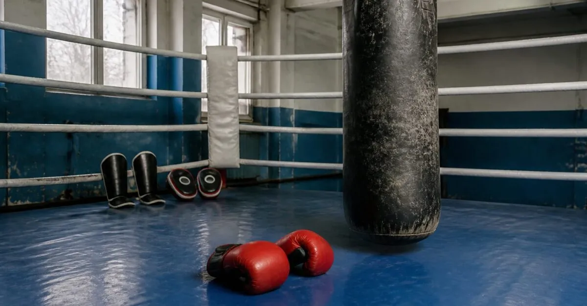 Angelina Jolie a apărut la un club de box din Harkov. Knox s-a antrenat acolo cu sportivi ucraineni