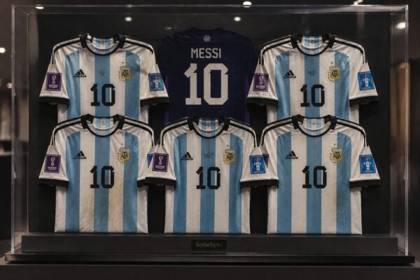 Tricourile lui Messi de la Mondial au spart banca. Lotul cu șase piese a luat 7,8 milioane